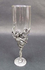 Fairy Champagne Flute Wedding Toasting Glass Wine Goblet B