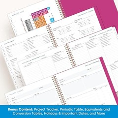 2026-2027 Weekly and Monthly 8.5″ x 11″ Star Confetti Bright- 2026/2027