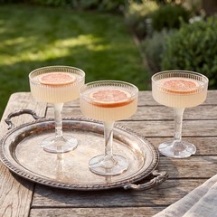 20 Pcs 7oz Plastic Champagne Glasses Unbreakable Plastic Martini Glasses Flutes