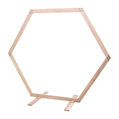 Wedding Arch Hexagon Wooden Arch for Ceremony Hexagon Arch Backdrop Stand Event