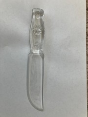 Vintage Depression Glass Fruit and Cake Knife Without Box