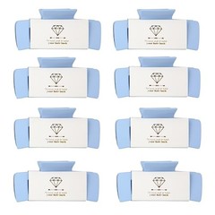 Bridesmaid Hair Claws Bachelorette 4.1 Inch Square Hair Clips Set of Dusty Blue