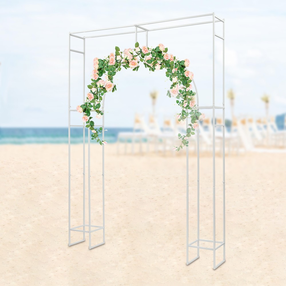 Wedding Arch Ceremony Square Metal Balloon Arch Stand for Wedding Birthday Party