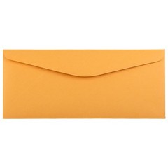 JAM PAPER #11 Envelopes – 4 1/2 x 10 3/8 – Brown Kraft #11, 50 Per Pack