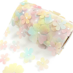 Rainbow Tulle Rolls 4.7 Inch X 10 Yards (30 Feet) Color Tulle Rolls Spool Fabric