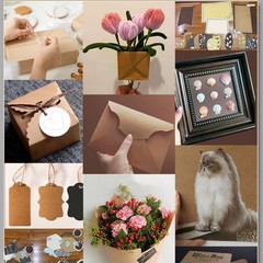 KYMY Brown Colored Cardstock Paper, 30 Sheets 11.7 inches x 8.3 inches,
