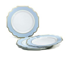 » OCCASIONS » 320 Piece set (40 Guests)-Heavyweight Wedding Party Disposable …