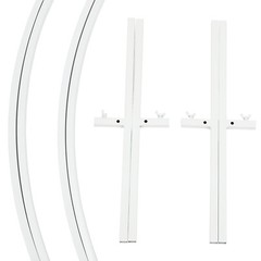 Set of 2 Metal Arch Background Stand, Wedding Arch Flower Frame for Decoration
