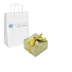 200 Matte Gold Medium Ribbon Wedding Favor Gift Boxes Party Event Candy Box