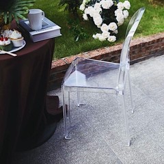 36-Inch tall Clear Plastic Transparent CHAIR Wedding Party Decorations Supplies