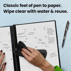 Rocketbook Smart Reusable Everyday Planner, Undated Weekly, Monthly, Annually…