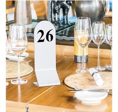 50 Table Numbers 1-50 Acrylic Double Sided Restaurant, Party, Wedding