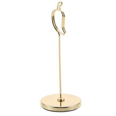 Elegant Golden Wire Table Number Holder with Stable Design for Home and Party