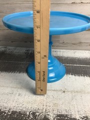 Mosser Blue Cake Stand 9″x7″
