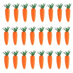 Artificial Carrots Miniature for Home Party Decorative Use DIY Crafts 36 Pieces