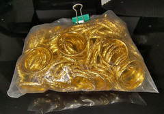 Adjustable Aluminum Wedding Rings Pkg Approx. 60