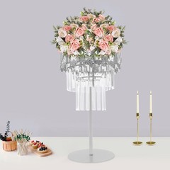 Ice Curtain Ornament C Style Big Size-silver Weddings Decoration Flowers Stand