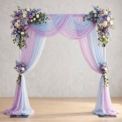 10x10ft Adjustable Wedding Backdrop Stand Background Curtain Pipe Stage Stand US