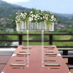 30.7inch Clear Acrylic Flower Stand for Wedding Centerpieces Table decor