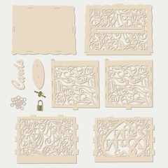 1 PCS Wooden Wedding Card Box With Lock Sign Mr Mrs Money Gift Post Case