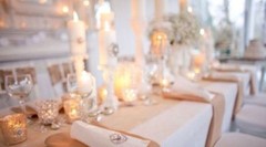 BURLAP TABLE RUNNER 14″ x 108″ 100% JUTE BURLAP TABLE DECOR WEDDING SHOWS