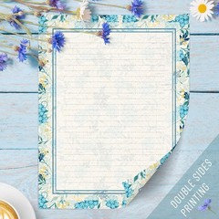 72 Pieces Stationery Set (48 Sheets paper & 24 Pcs 8.5×11, Multicolor