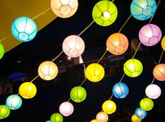 6x 12x Round 12″ Color Paper Lanterns with LED Light Wedding Party Decoration