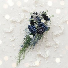 Cascading Flower Floral Arrangement Photo Photo Accessory 1 Piece Lifelike Look