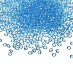 4000 Pcs Acrylic Wedding Table Diamonds 6mm Crystals Gems Light Blue