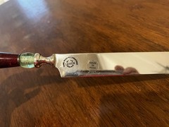 Lenox Glass Handle Cake Cheesecake Serving Knife – Red Gold Green – India