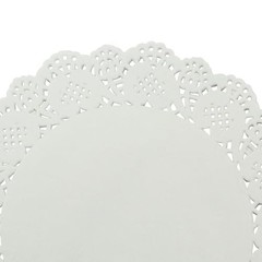 100 Pack White Lace Paper Doilies – Doilies for Food – Round Paper 6.5 Inch