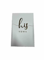 Wedding Guest Book With His And Her Vows