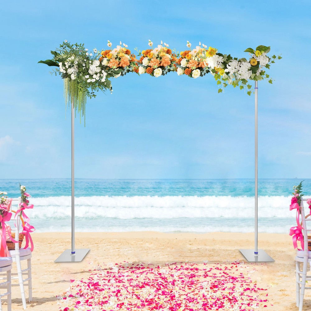 10ft x10ft Backdrop Stand Pipe Kit Heavy Duty Wedding Back Drop Adjustable Stand