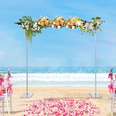 10ft x10ft Backdrop Stand Pipe Kit Heavy Duty Wedding Back Drop Adjustable Stand