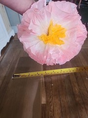 •EVENT IN A BOX• Handcrafted Paper Blooms, 60″x 15″ tablescape •weddings•events•