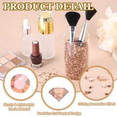 16800 Pcs Wedding Table Scatter Confetti Diamond, 3mm Fake Diamonds(Shiny White)