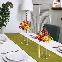 Freestand Floral Riser for Event & Home Decor 10 Pack Clear Acrylic Flower Stand