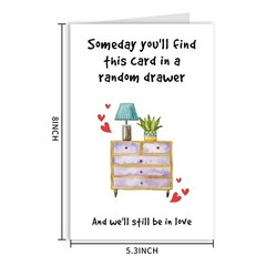 Romantic Anniversary Cards Gift for Husband Wife Boyfriend Girlfriend Partner…