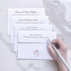 Winlyn 1000 Pcs Bulk A2 Invitation Envelopes in 1000 pcs white, White
