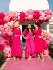 Hot Balloons Garland Arch Kit 180pcs with Star – 22 18 12 10 5in Different Pink