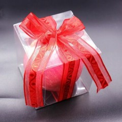 50pcs Transparent Party Candy Bags Square Clear PVC Boxes Wedding Favor Gift Box