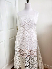 Bridal Lace White Beautiful 3 Pounds! 2 Pieces Great for Weddings
