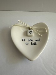 Ring Dish Trinket To Have and Hold East of India Two’s Company E2069