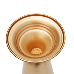 Metal Wedding Centerpieces Vase Decor Metal Trumpet Flower Vase 10Pcs Gold 9.8in