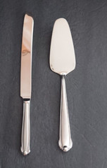 Mikasa Classico Satin Stainless Steel Dessert Set Pie Server & Cake Knife