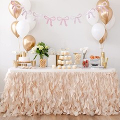 Mother’s Day Butterfly Flag Baby Shower Bow Garland for Coquette Room