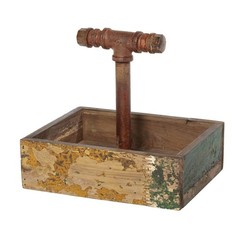 Get G.E.T. Cad1-Rwd Reclaimed Wood Table Top / 9 X 7Brown