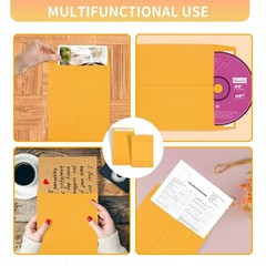 Joyberg 6×9 Envelopes Self Seal, Yellow 6x9in,