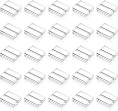 Clear Acrylic Place Card Stands – Stable & Stylish 1.2 Inch Holders, 25 Pieces