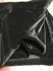 Black Heavy Style Velvet Curtain 8ft H Drape Stage/Theater/Home Noise Thermal